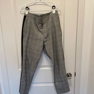 Cropped semi-dress pant